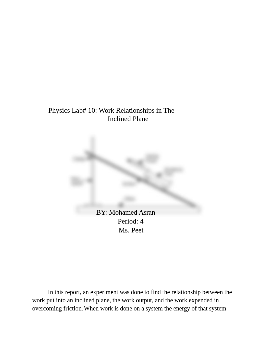 Physics Lab# 10 Work Relationships in The Inclined Plane.docx_dszr8xlhuzn_page1