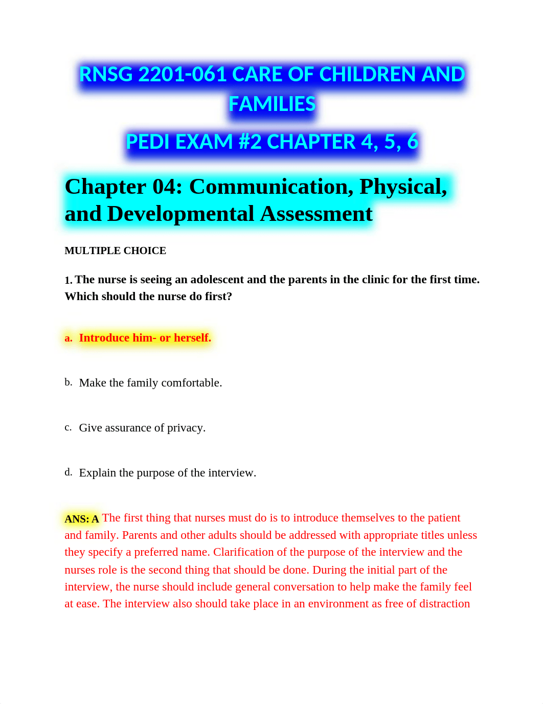 RNSG 2201 PEDI EXAM 2 STUDY QUESTIONS.docx_dszri62gzlj_page1