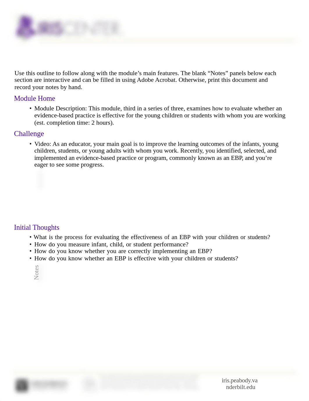 Module 3- Evidence-Based Practice (Evaluting Learner Outcomes and Fidelity).docx_dszs7gi0gkl_page1