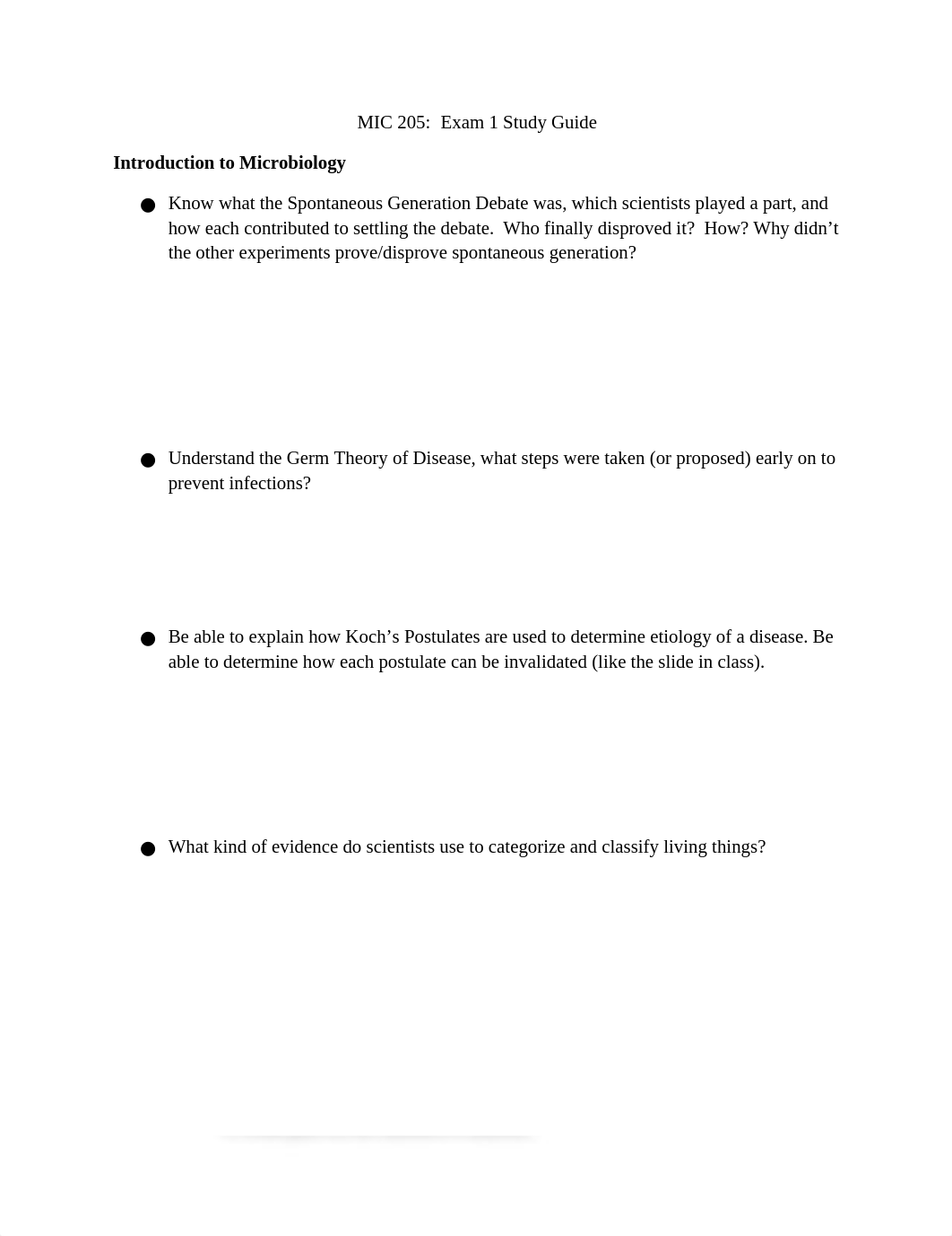 Microbio Exam 1 Study Gudie_dszx26a31g4_page1