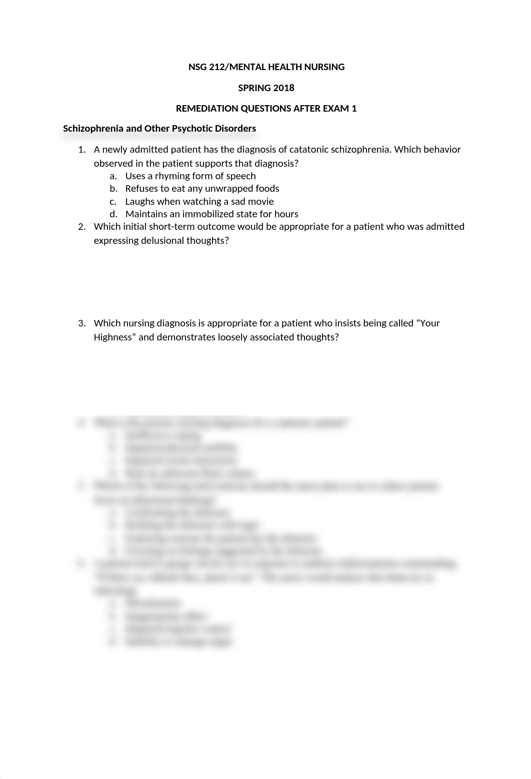 Remediation Questions 1 Schizophrenia (LW).docx_dt09x50c0rt_page1