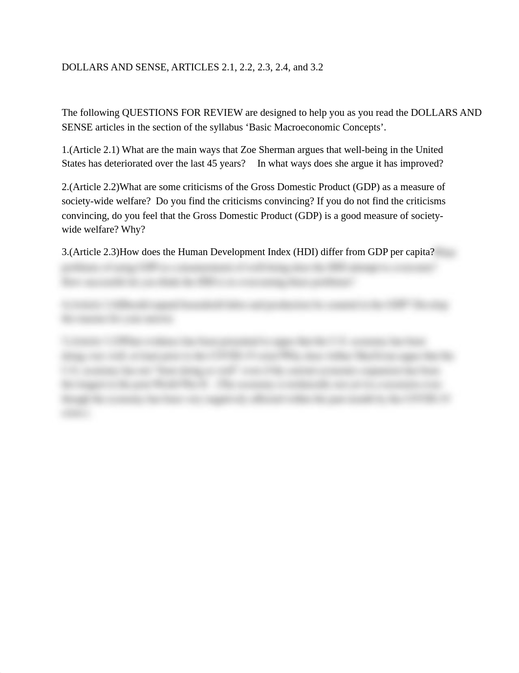 DOLLARS AND SENSE Questions for Review, Articles 2.1, 2.2, 2.3, 2.4, 3.2.docx_dt0c91huoez_page1