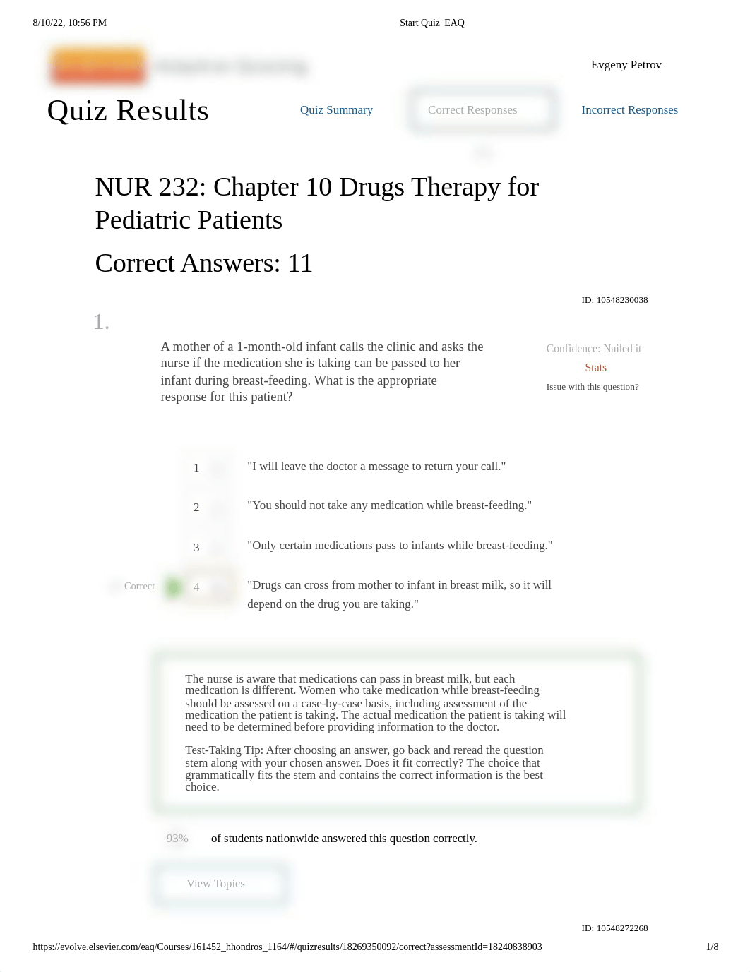 NUR 232 Chapter 10 Drugs Therapy for Pediatric Patients.pdf_dt0omtxahbl_page1