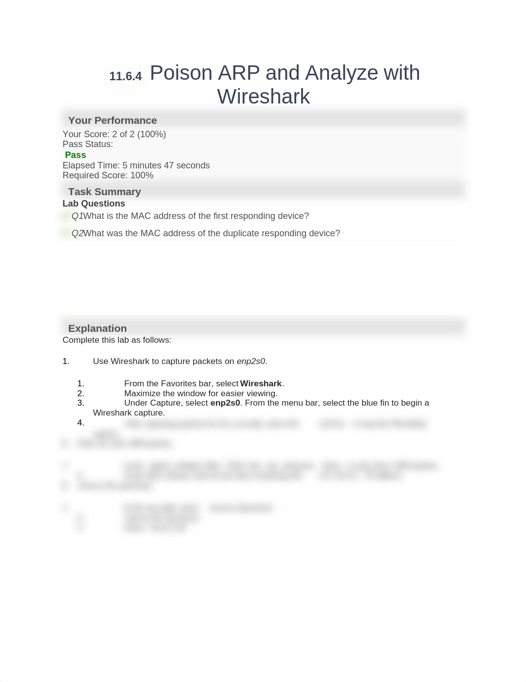 11.6.4 Poison ARP and Analyze with Wireshark.docx_dt0zdzx57sl_page1