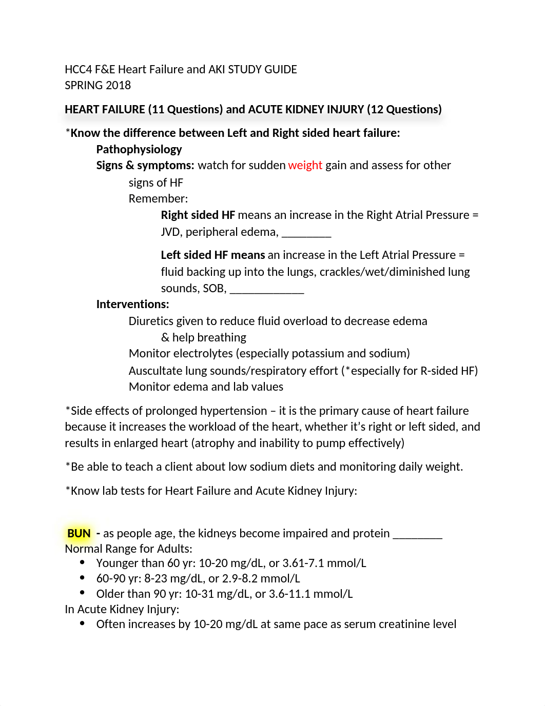 FE Heart Failure AKI Study guide.docx_dt1d7d5rkb4_page1