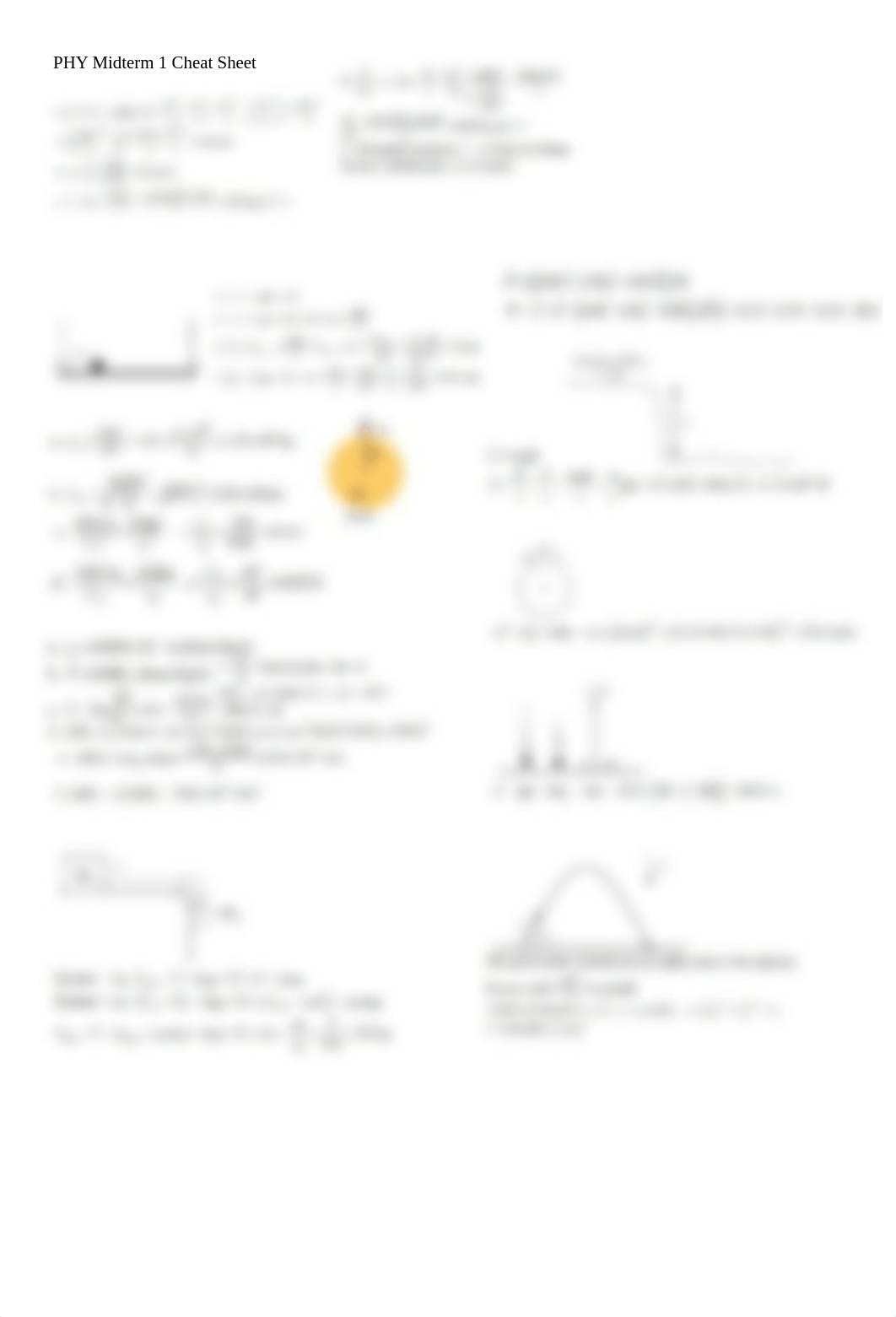 PHY 107 Midterm 1 Cheatsheet.pdf_dt1fs2ekp4l_page1