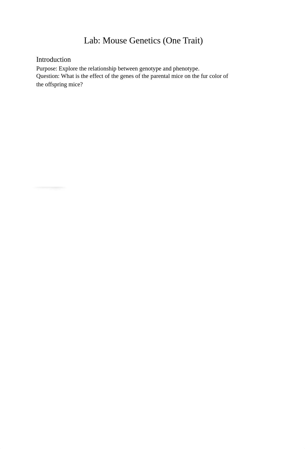 Jordan Bautista Lab Report_ Mouse Genetics (One Trait).docx_dt1jt9w7ub2_page1