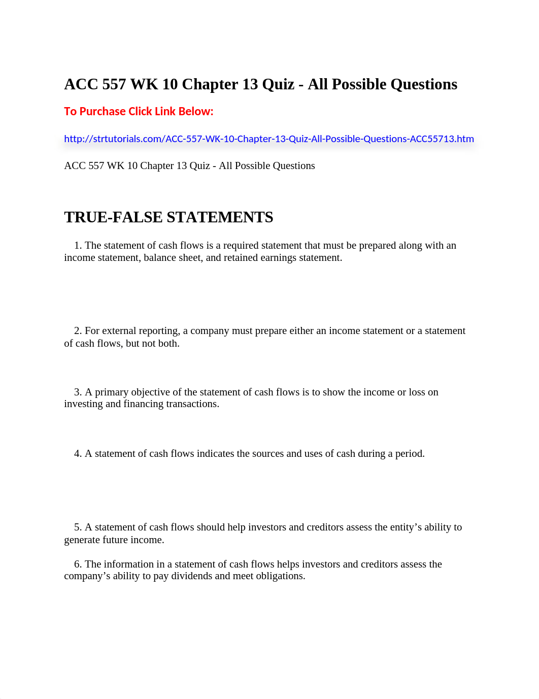 ACC 557 WK 10 Chapter 13 Quiz - All Possible Questions_dt1oiut7n0c_page1