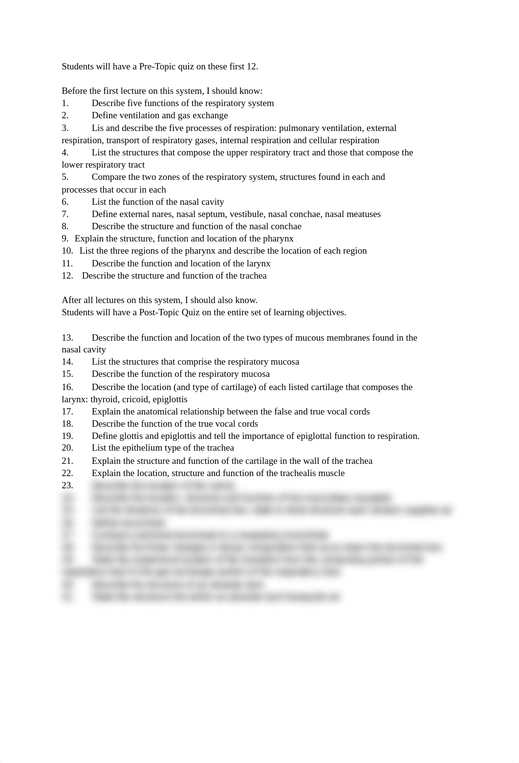 Bio 142 Sp19 Respiratory System Learning Objectives(1).docx_dt1zjr3b5f7_page1