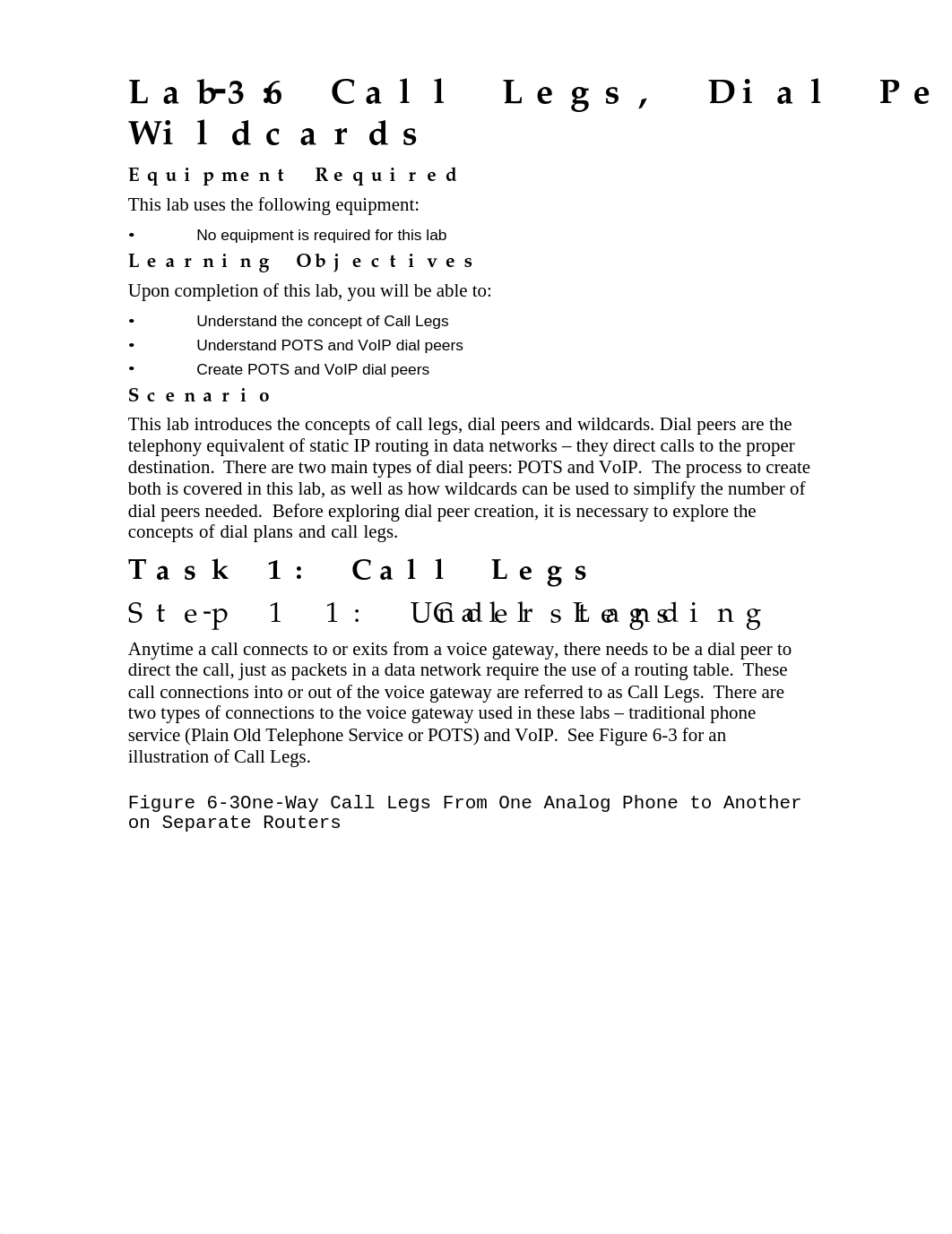 Lab 06-3 Call Legs, Dial Peers and Wildcards.docx_dt29ruggs62_page1