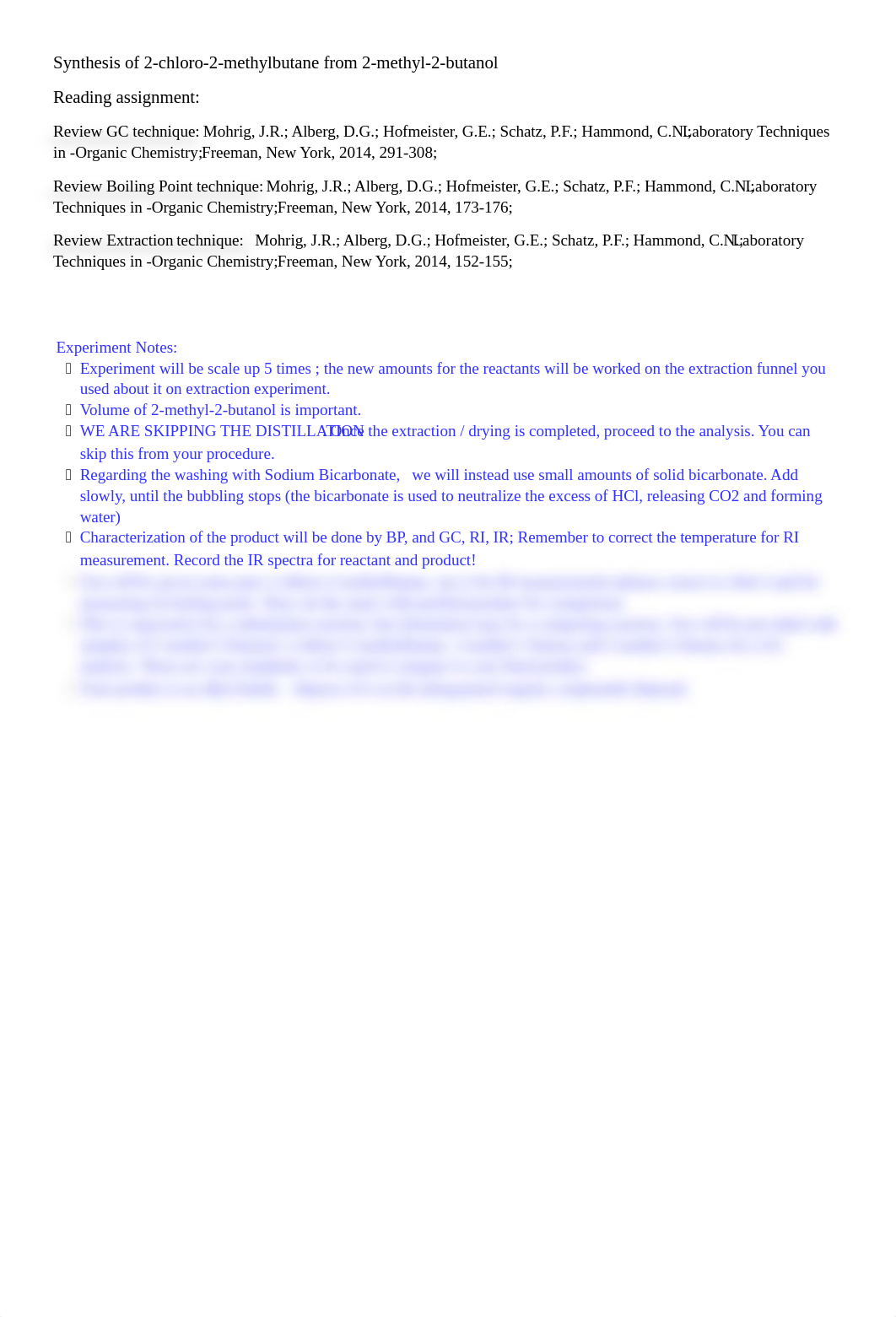 Pre lab Synthesis of 2-Chloro-2-methylbuane from 2-methyl-1-butanol.docx_dt2g38m0zk3_page1