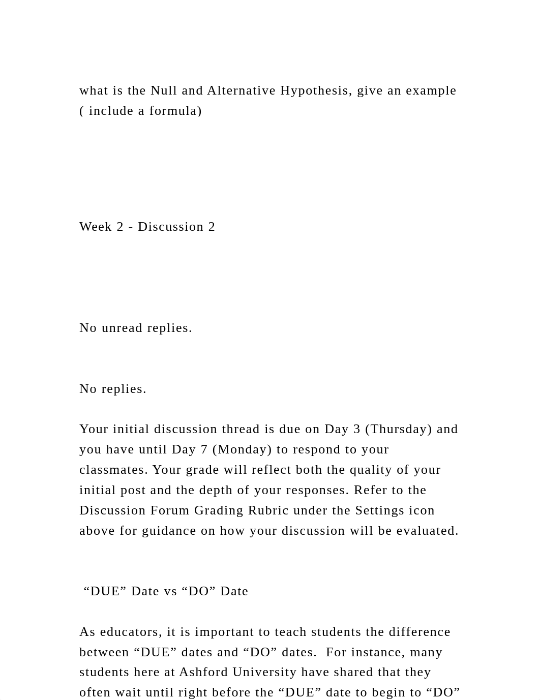 what is the Null and Alternative Hypothesis, give an example ( inclu.docx_dt2nwn7q9bv_page2