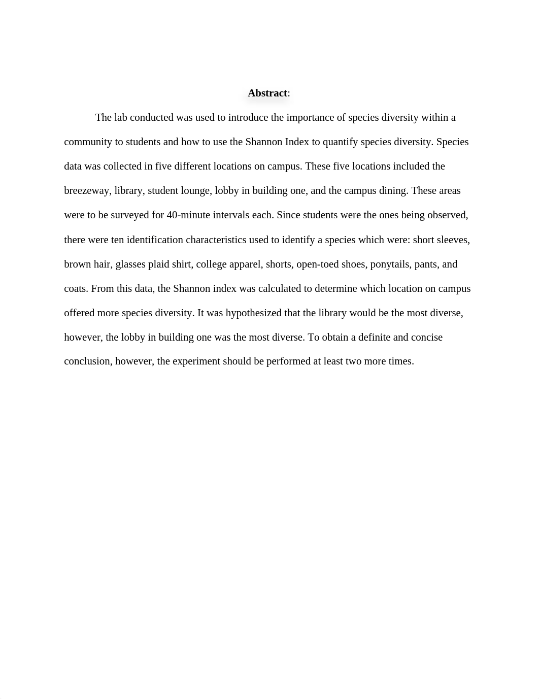 Species Diversity Lab Report .docx_dt2trhpc9ui_page1