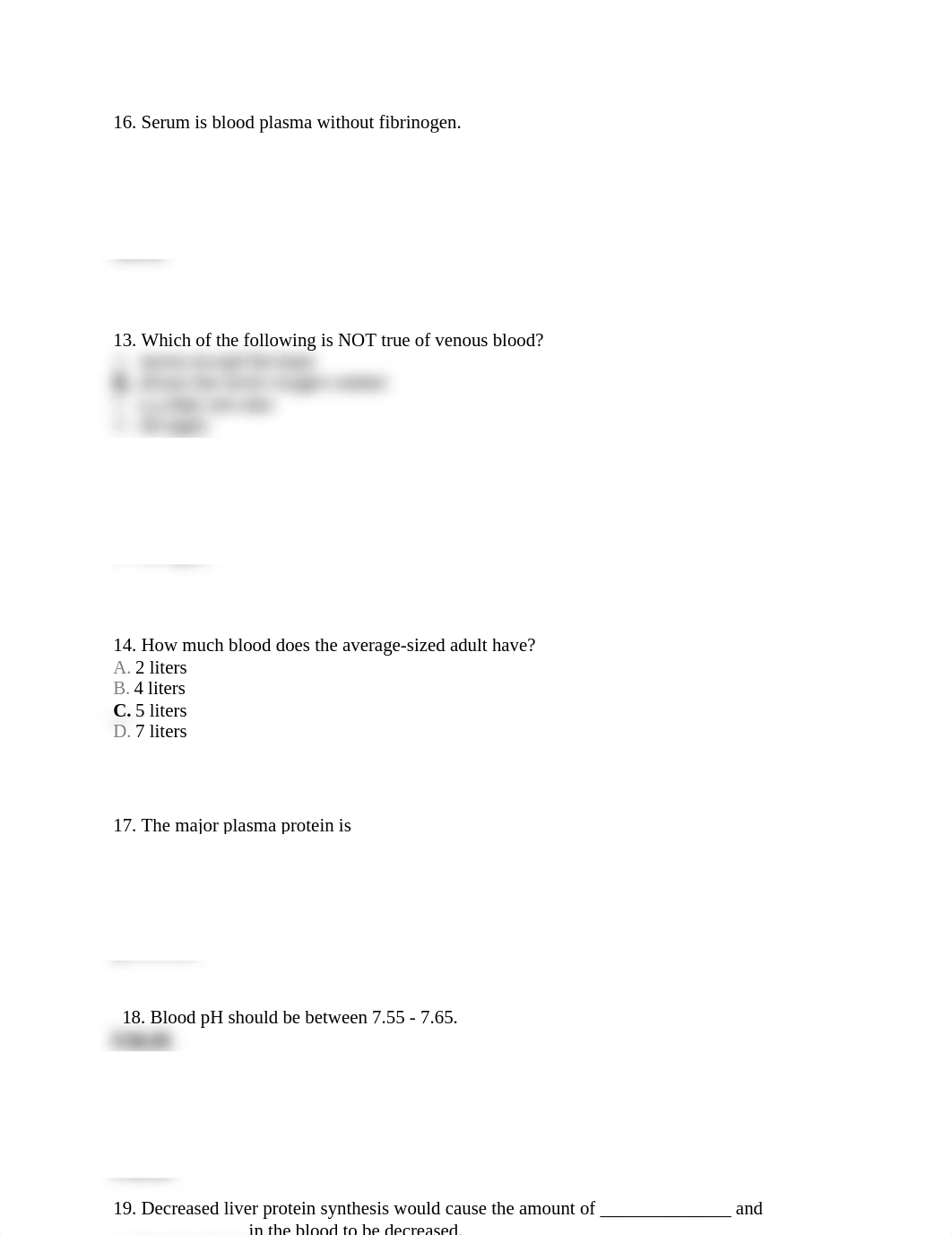 Chapter 13 Blood  and  Heart Review  Questions with Cardiac  review  questions.docx_dt33ms7ry1g_page3