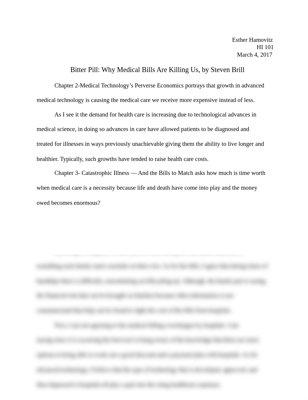 Week 9 -Bitter Pill (Why Medical Bills Are Killing Us, by Steven Brill).docx_dt34yna8u1o_page1