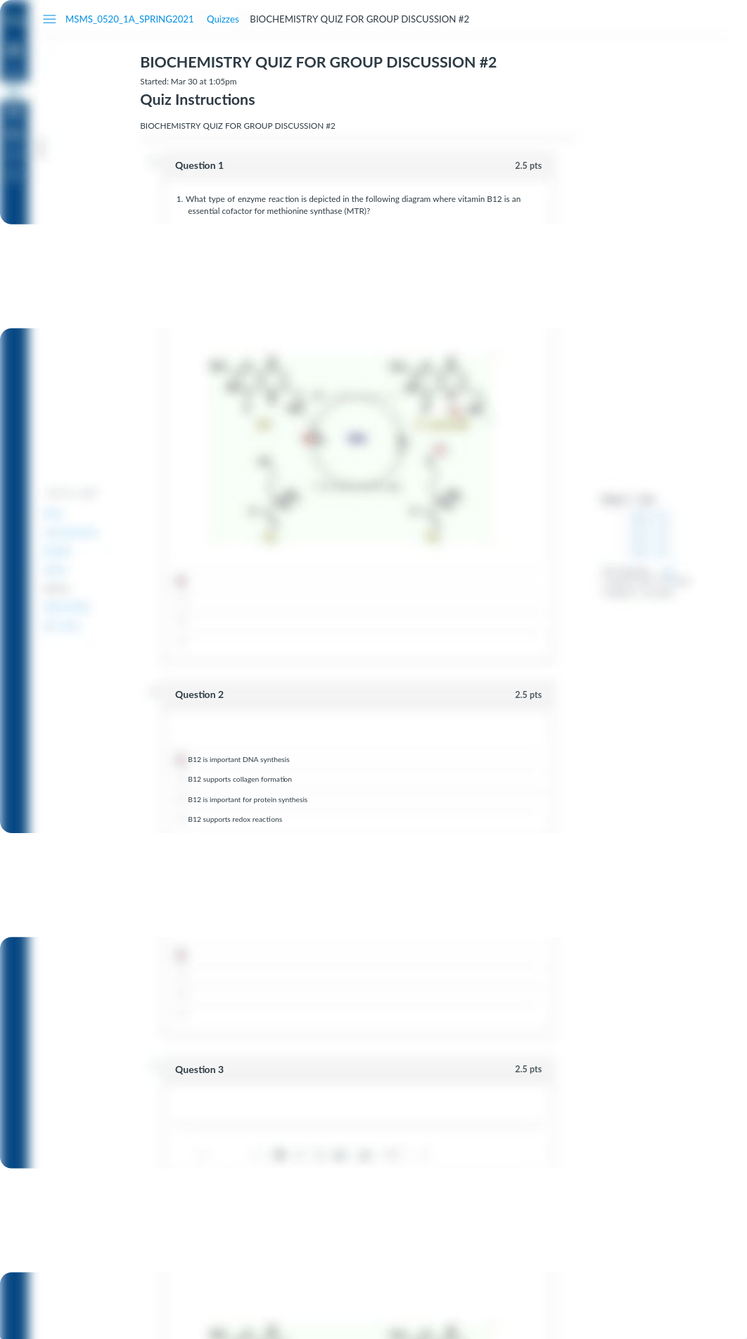 Quiz: BIOCHEMISTRY QUIZ FOR GROUP DISCUSSION #2.pdf_dt363gb91yw_page1