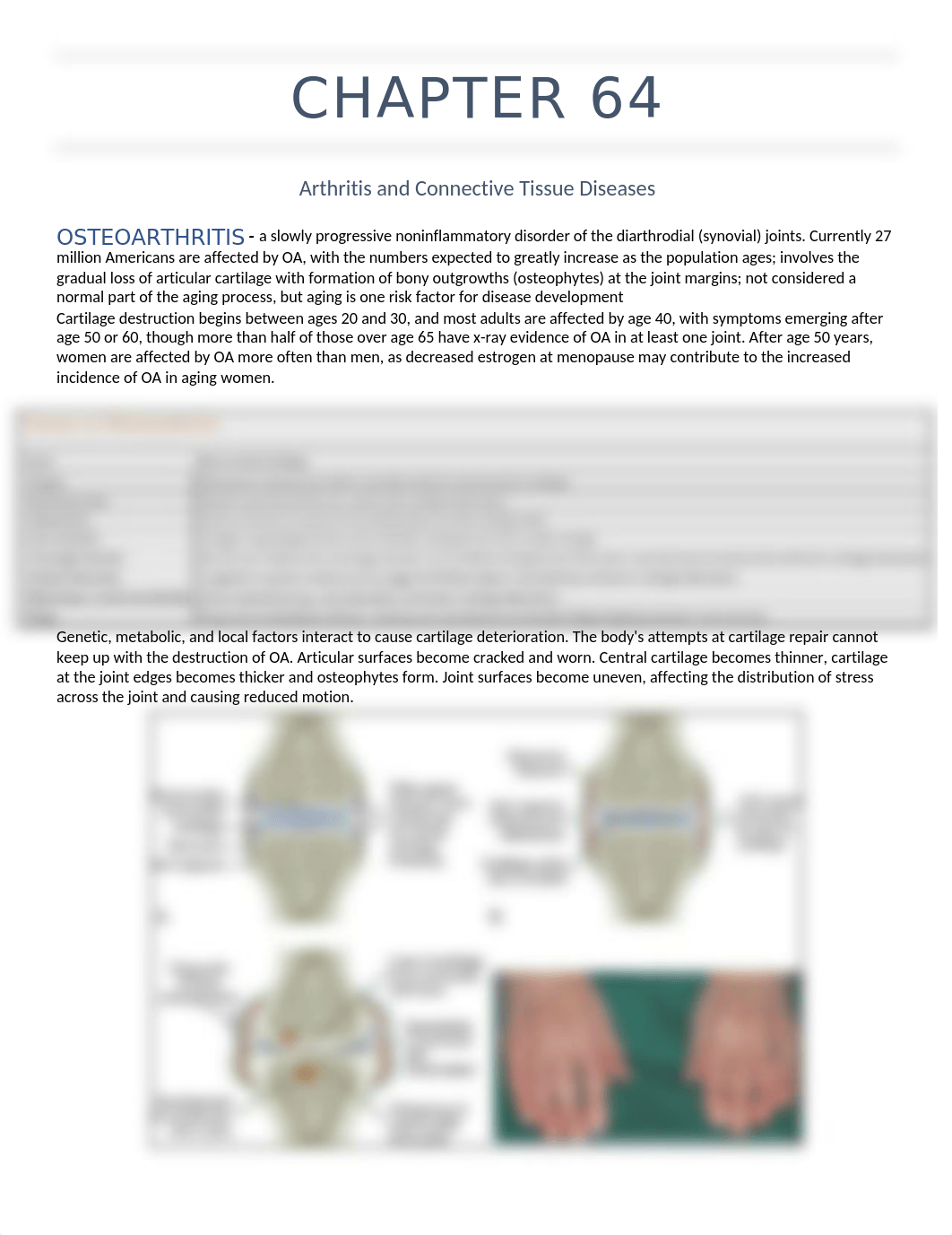 Arthritis and Connective Tissue Diseases - Student.docx_dt3t7d87h1q_page1