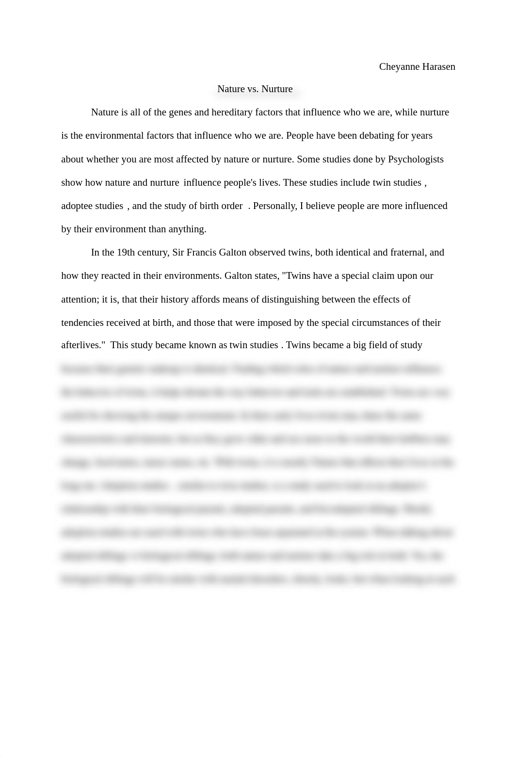 Copy of nature vs nurture essay cheyanne harasen_dt46b3z95bs_page1