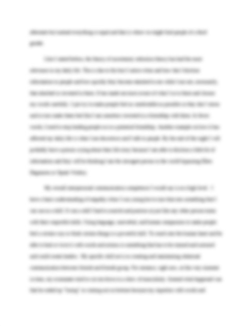 Uncertainty Reduction Theory Essay for Interpersonal Communications_dt4hmntdmon_page2