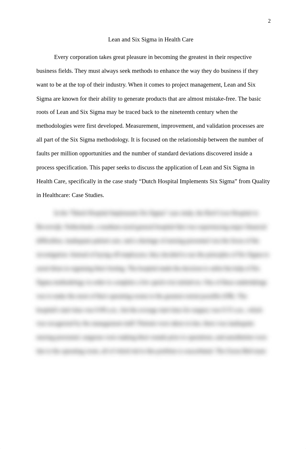 Lean and Six Sigma in Health Care.docx_dt56lgwz1j1_page2