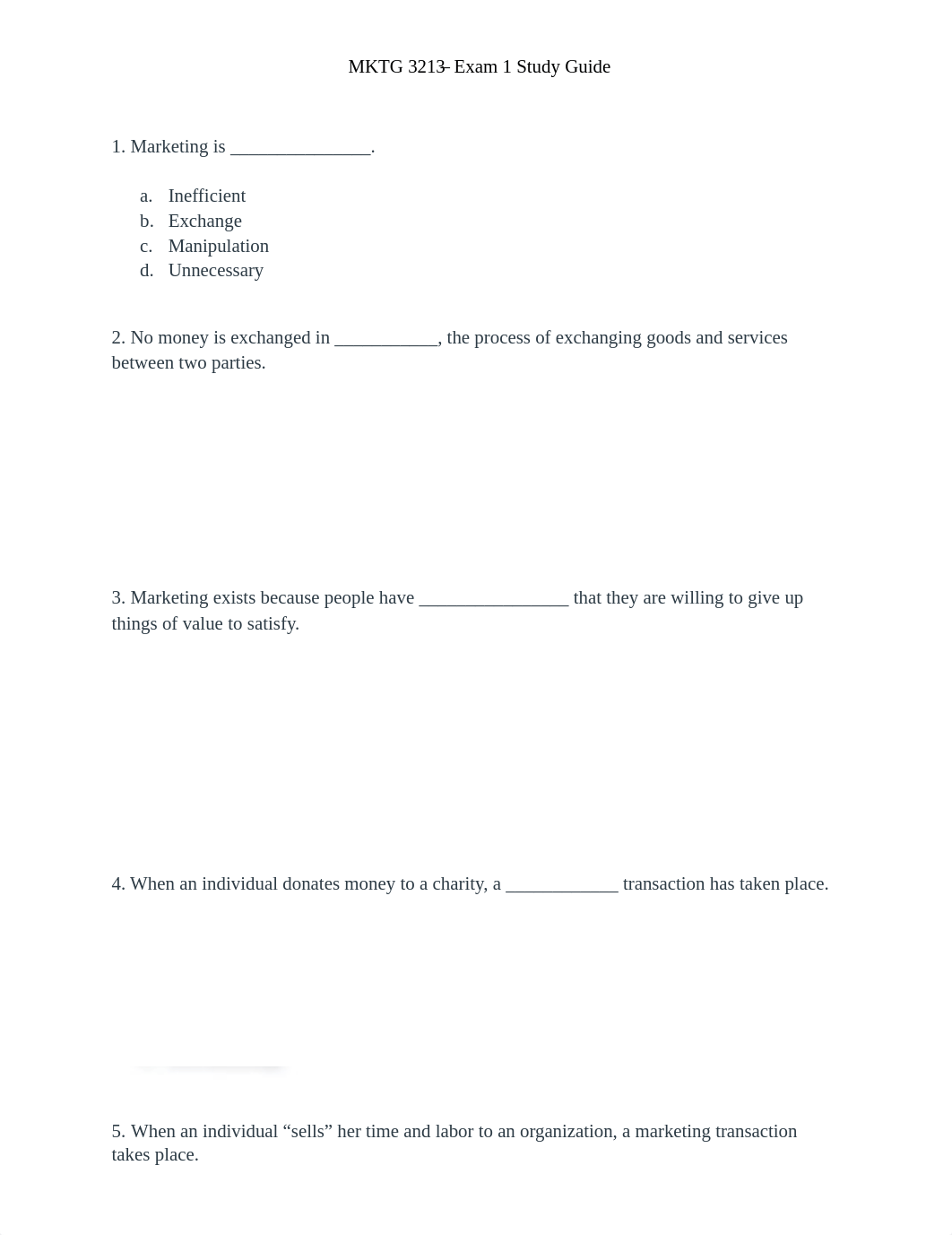 MKTG 3213 - Exam 1 Study Guide-2022.pdf_dt56r8684os_page1