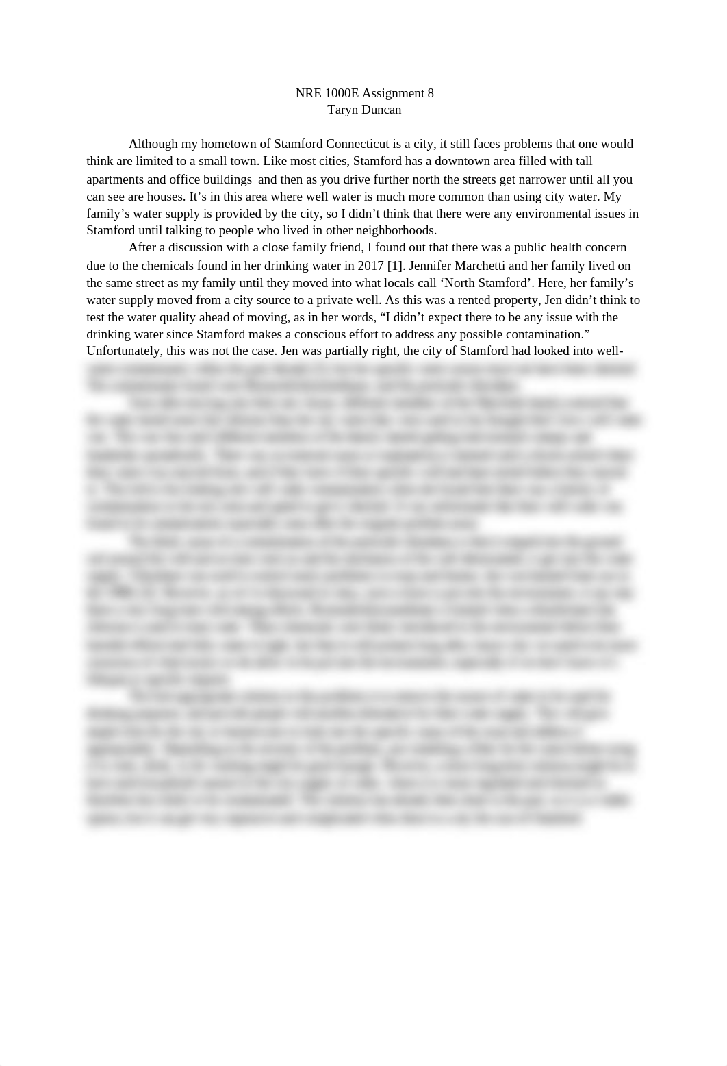 NRE 1000E Assignment 8 - My Hometown Dirty Little Secret.docx_dt5b278loh3_page1