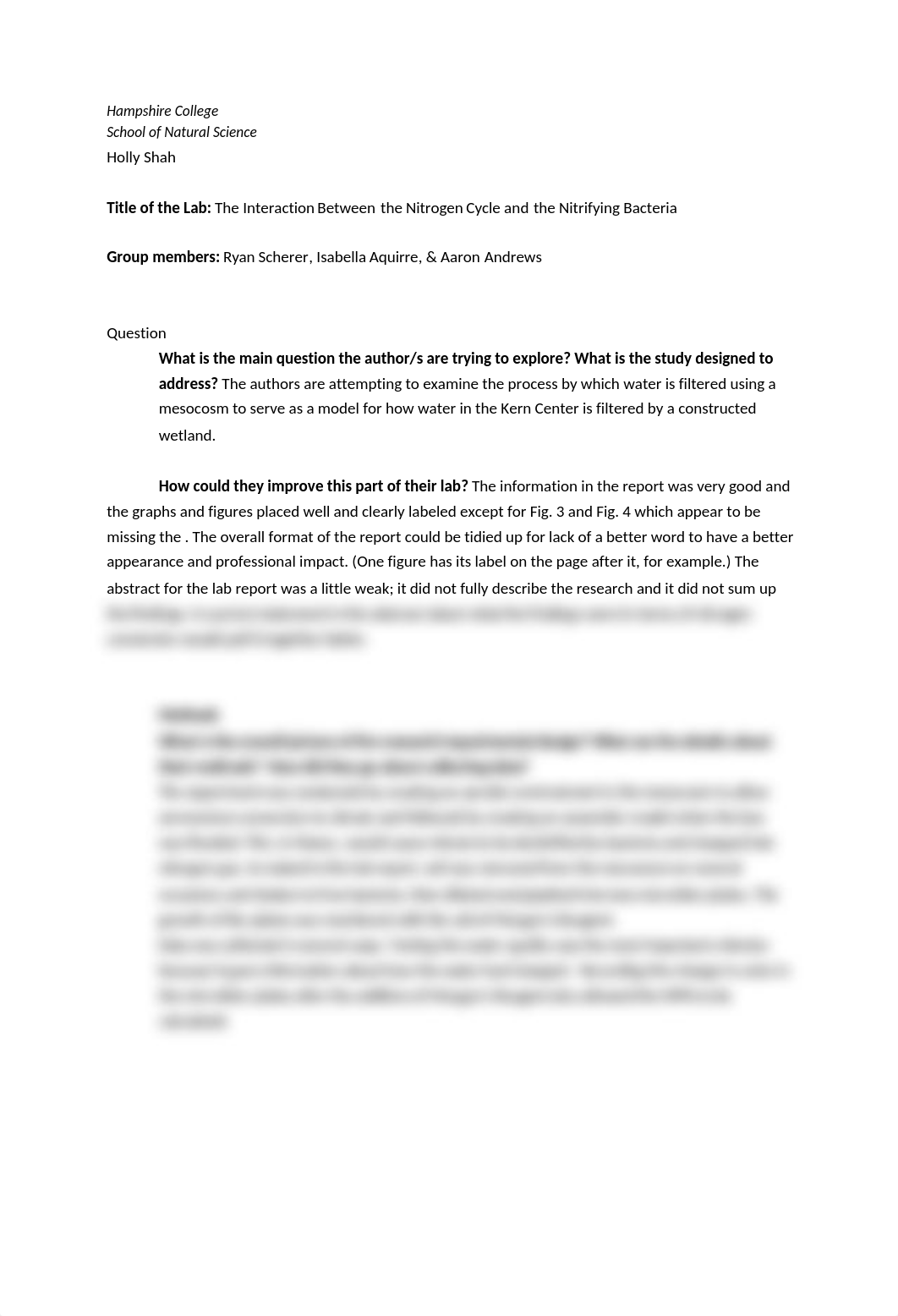 Holly Shah - Peer Review -Interaction​ ​Between​ ​the​ ​Nitrogen​ ​Cycle​ ​and​ ​the​ ​Nitrifying​ ​_dt5iqzf68bs_page1