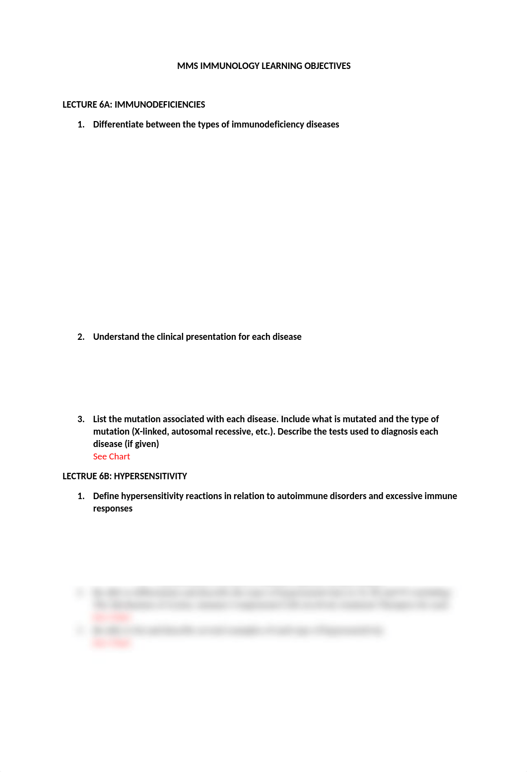 MMS IMMUNOLOGY LEARNING OBJECTIVES EXAM 2.docx_dt5nisdcwt3_page1