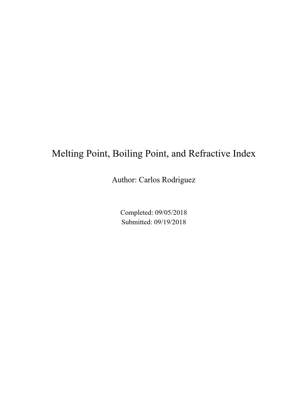 Ochem Lab 1Melting Point, Boiling Point, and Refractive Index .pdf_dt5u97n0213_page1