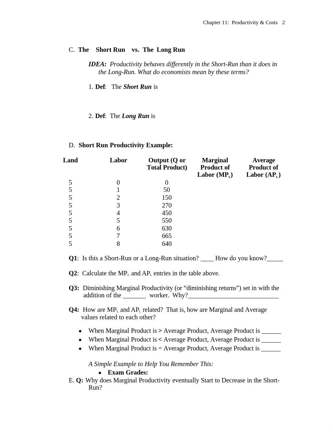 Chapter 11 NOTE SET -- Productivity and Costs -- Sexton _Online 212_  Spring 2014(2).doc_dt5x4ie3uqc_page2