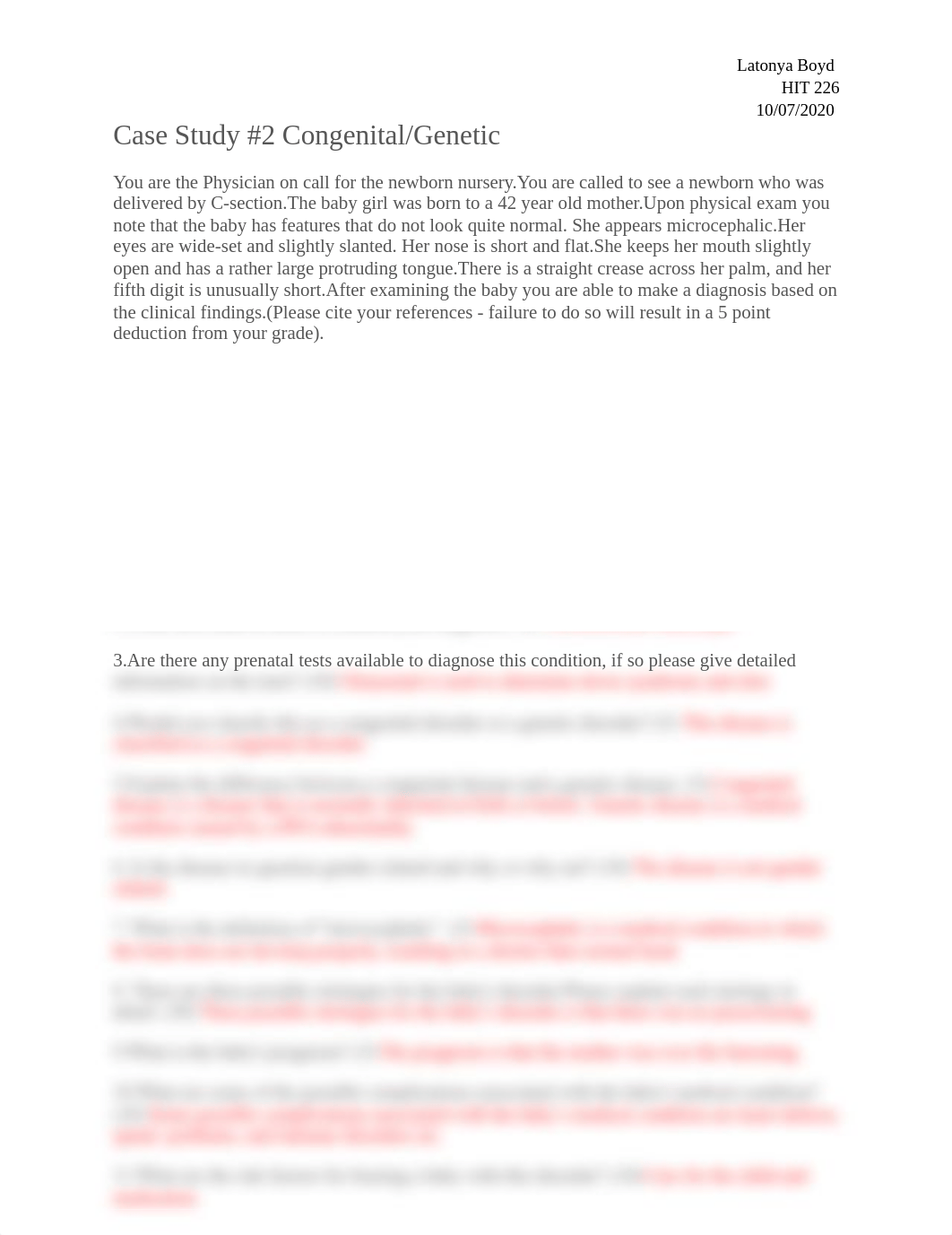 HIT 226Case Study #2 Congenital_Genetic.docx_dt5yaoyq2ec_page1