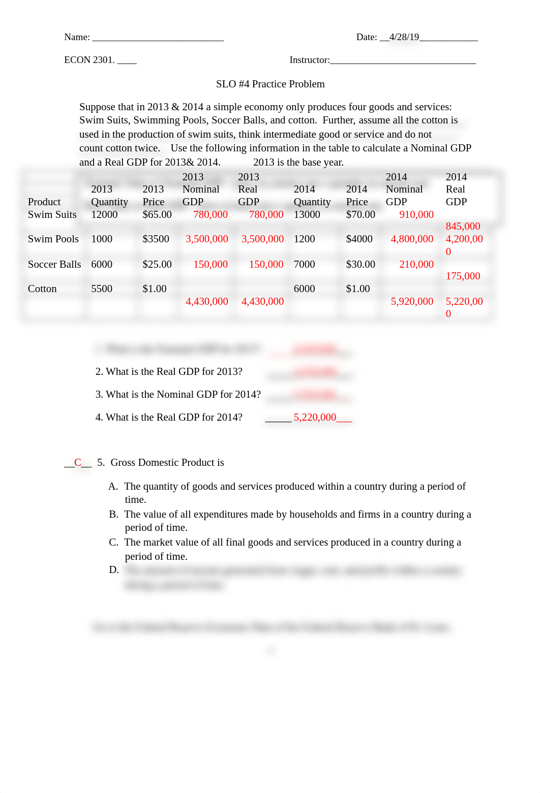 ECON 2301 SLO #4  Practice Answers 3-28-19.docx_dt634lybq2y_page1