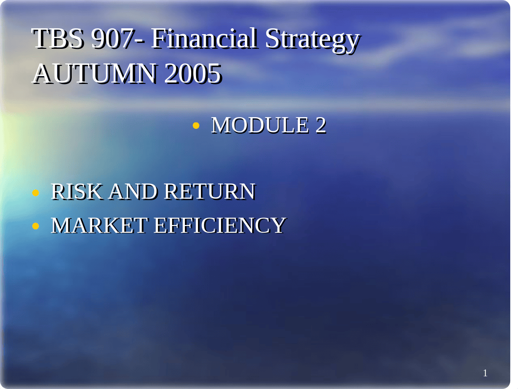 TBS 907 Lecture Slides- Lecture 2- Module 2- Risk and Return- Autumn 2005_dt63fyn6abb_page1