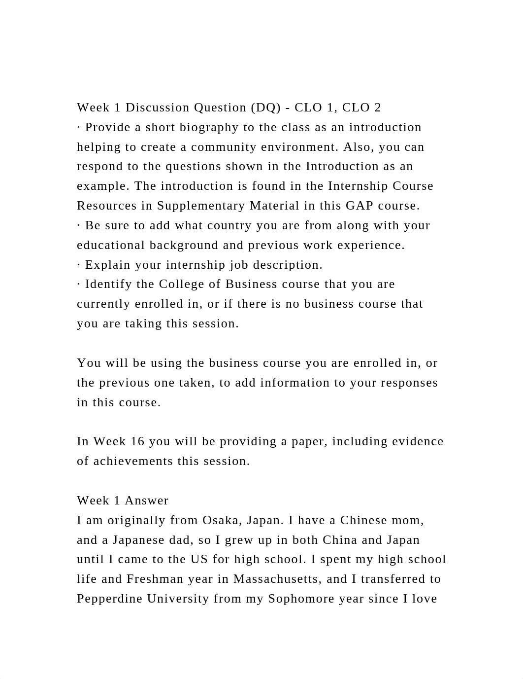 Week 1 Discussion Question (DQ) - CLO 1, CLO 2 · Provide a short.docx_dt681f5v71v_page2