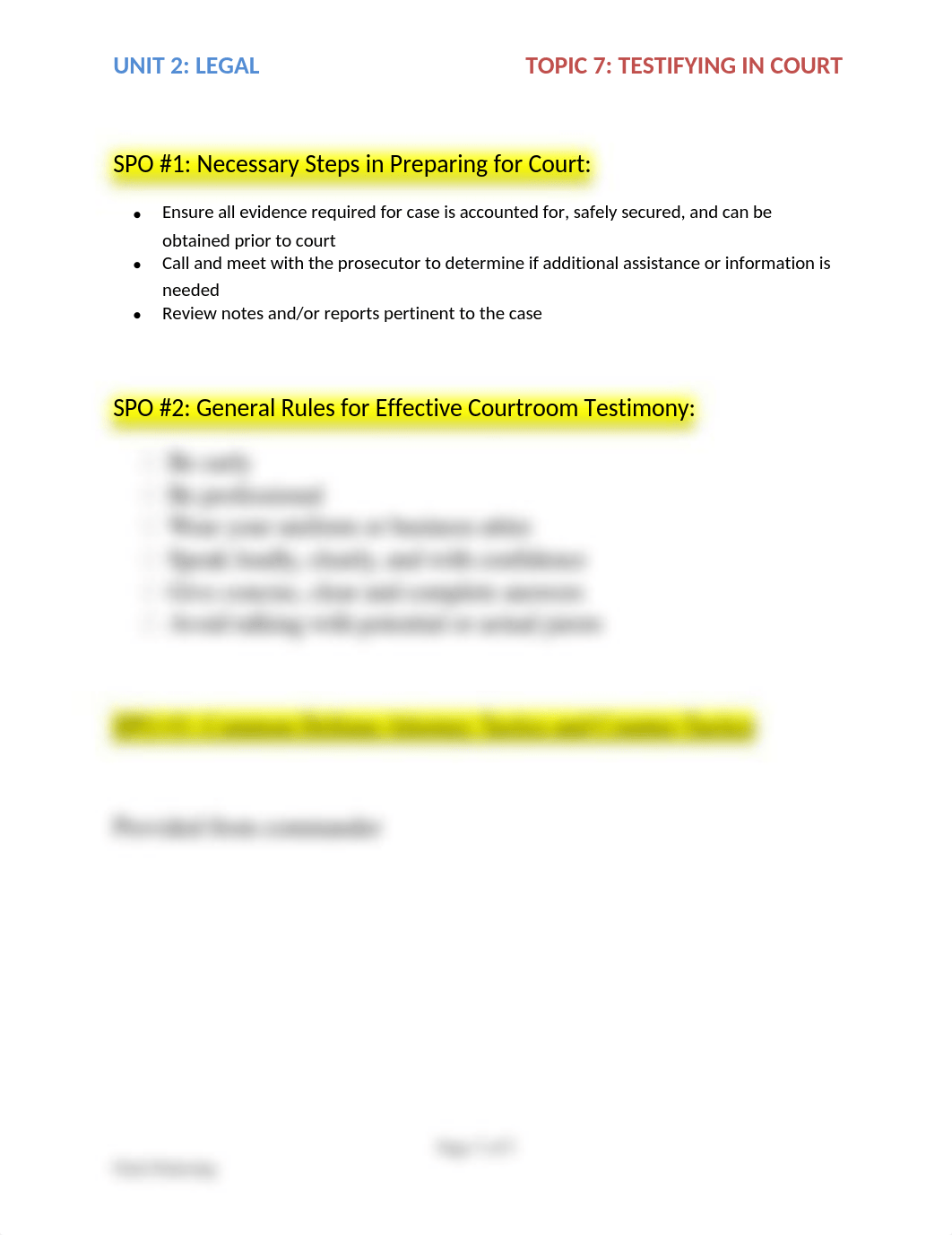 Unit 2 - Topic 7 Testifying in Court SPO.docx_dt6ct5oe8i8_page1