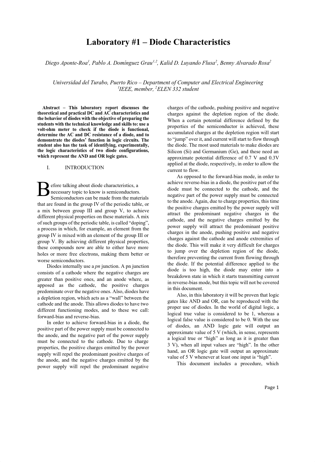 Laboratory #1 - Diode Characteristics.pdf_dt6ec0j7l9g_page1