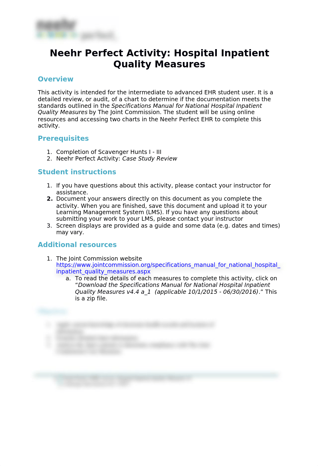 Neehr Perfect EHR Activity-Hospital Inpatient Quality Measures v6_dt6j9nyvshf_page1