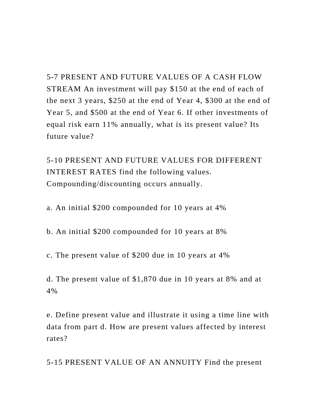 5-7 PRESENT AND FUTURE VALUES OF A CASH FLOW STREAM An investmen.docx_dt6mtk78y5g_page2