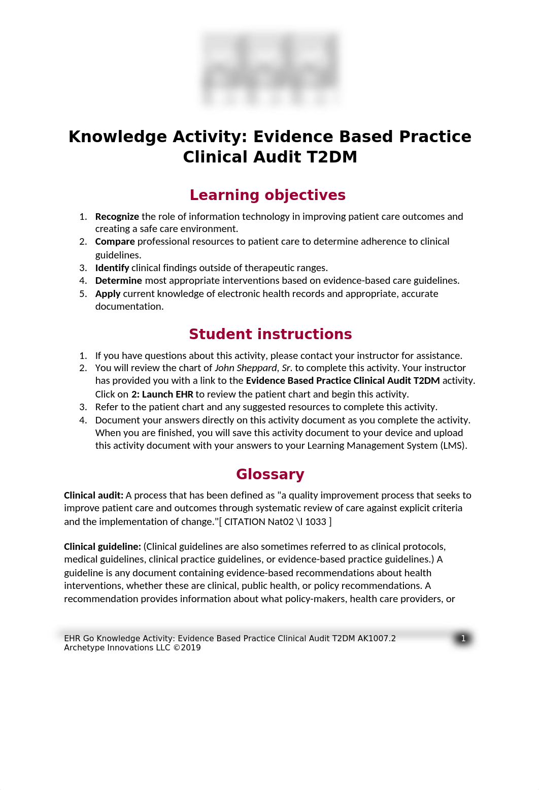 Evidence Based Practice Clinical Audit T2DM_AK1007.2.docx_dt6rc3pwwcd_page1