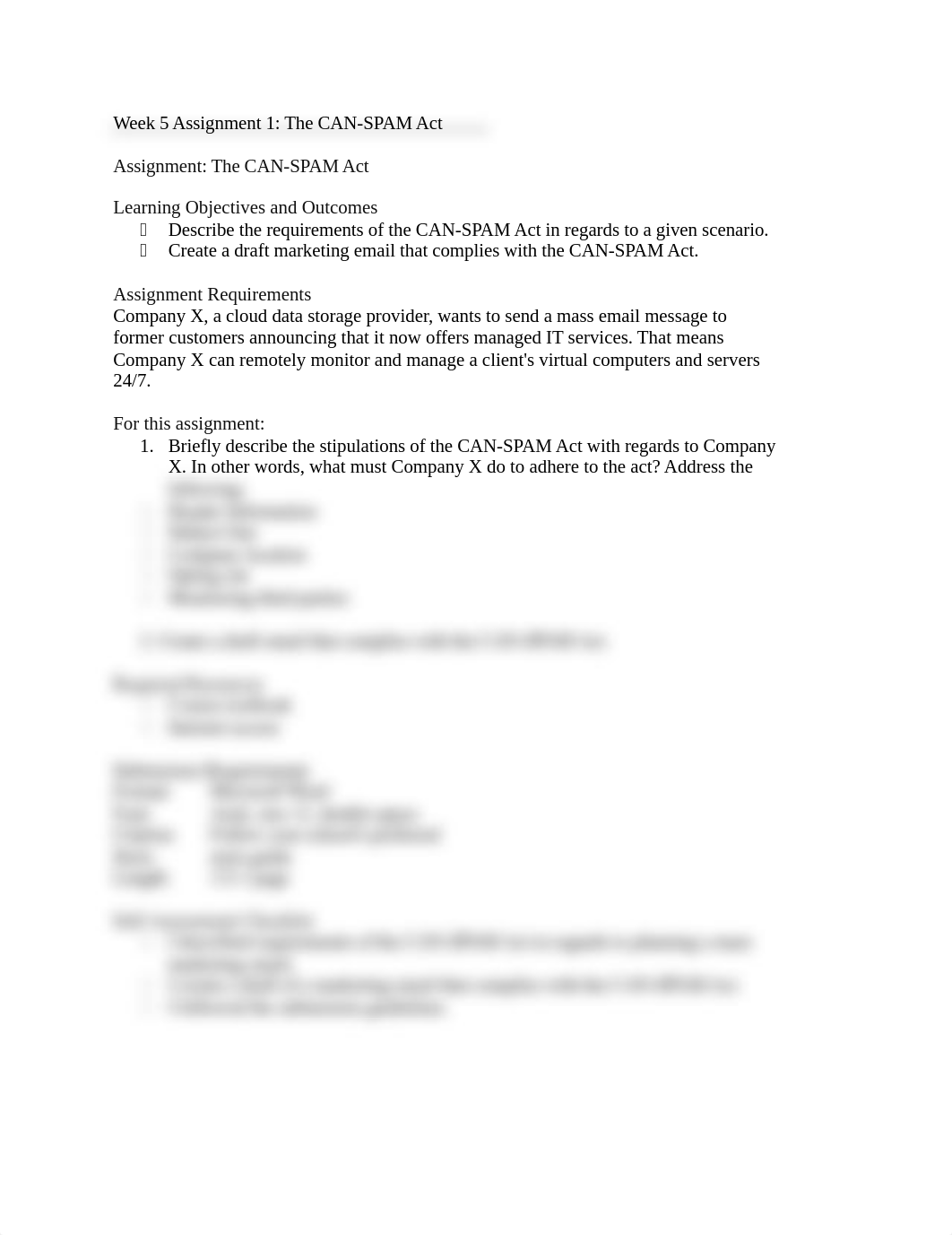 Wk 5 Asgmt 1 - The CAN-SPAM Act.docx_dt6s7vey4eq_page1