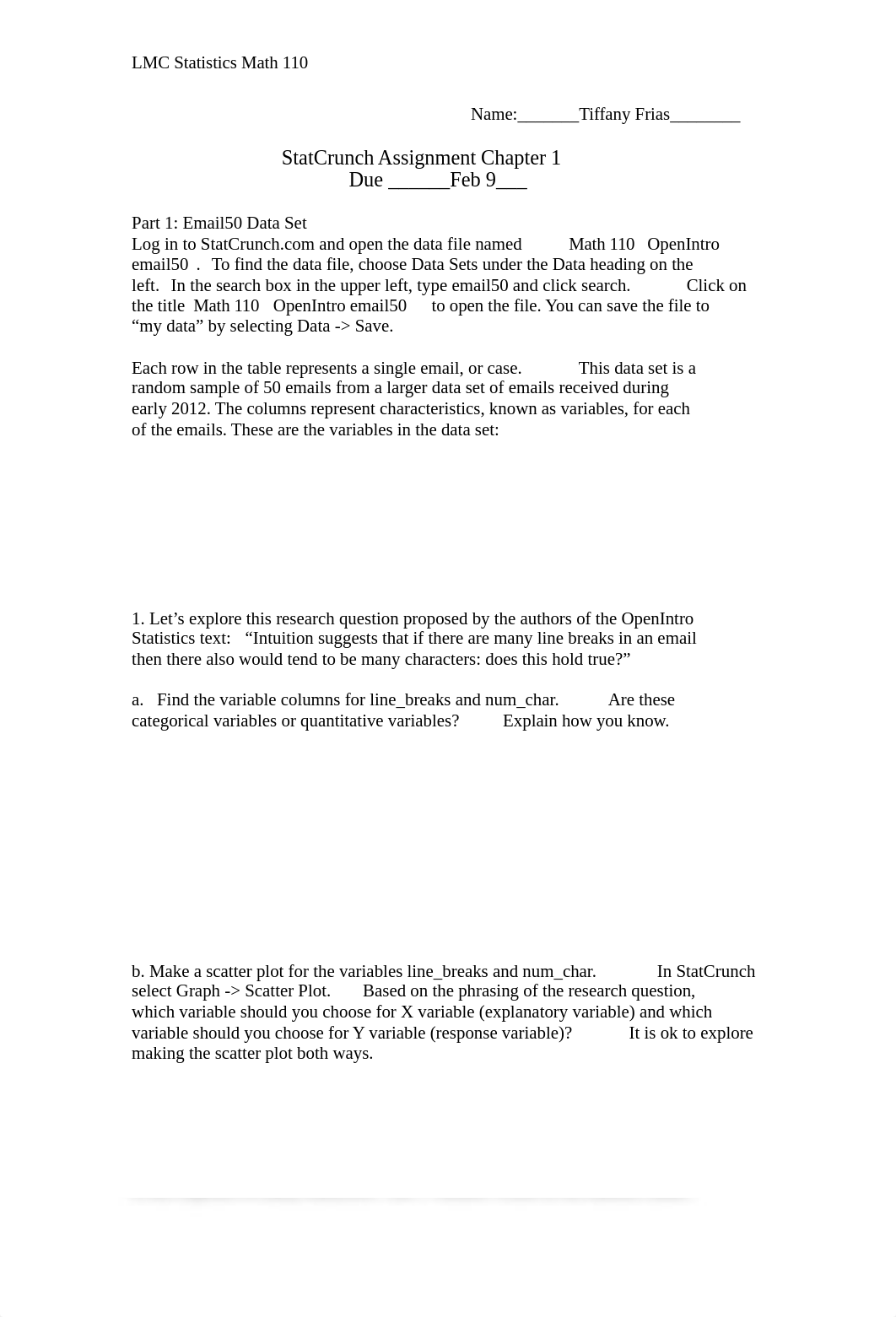 Math 110 Chapter 1 StatCrunch Assignment.pdf_dt6tkd1jwxn_page1