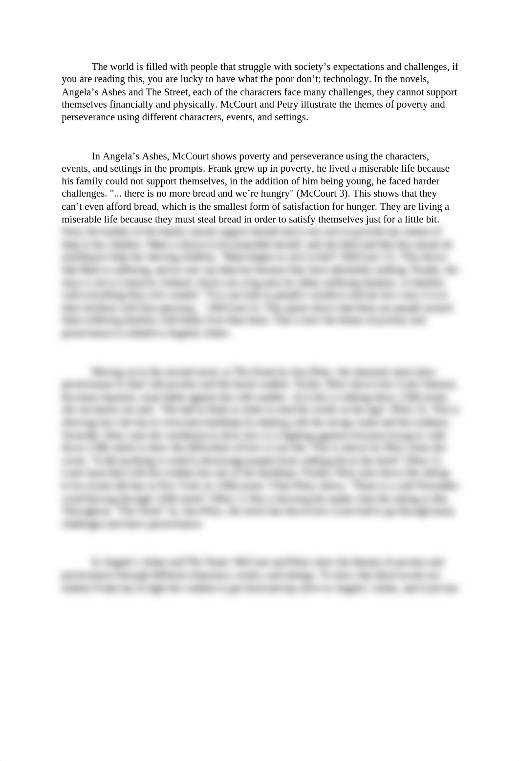 Angela's Ashes and The Street Essay.docx_dt6wj21mb7p_page1