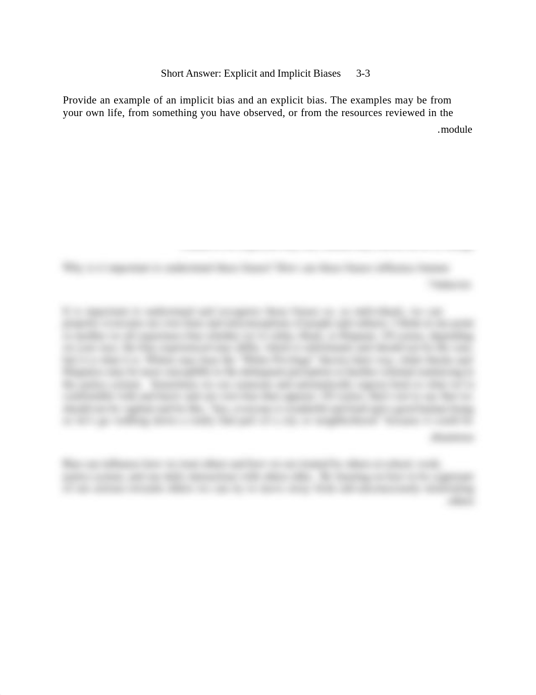 3-3 Short Answer Explicit and Implicit Biases .docx_dt73mtp2eua_page1