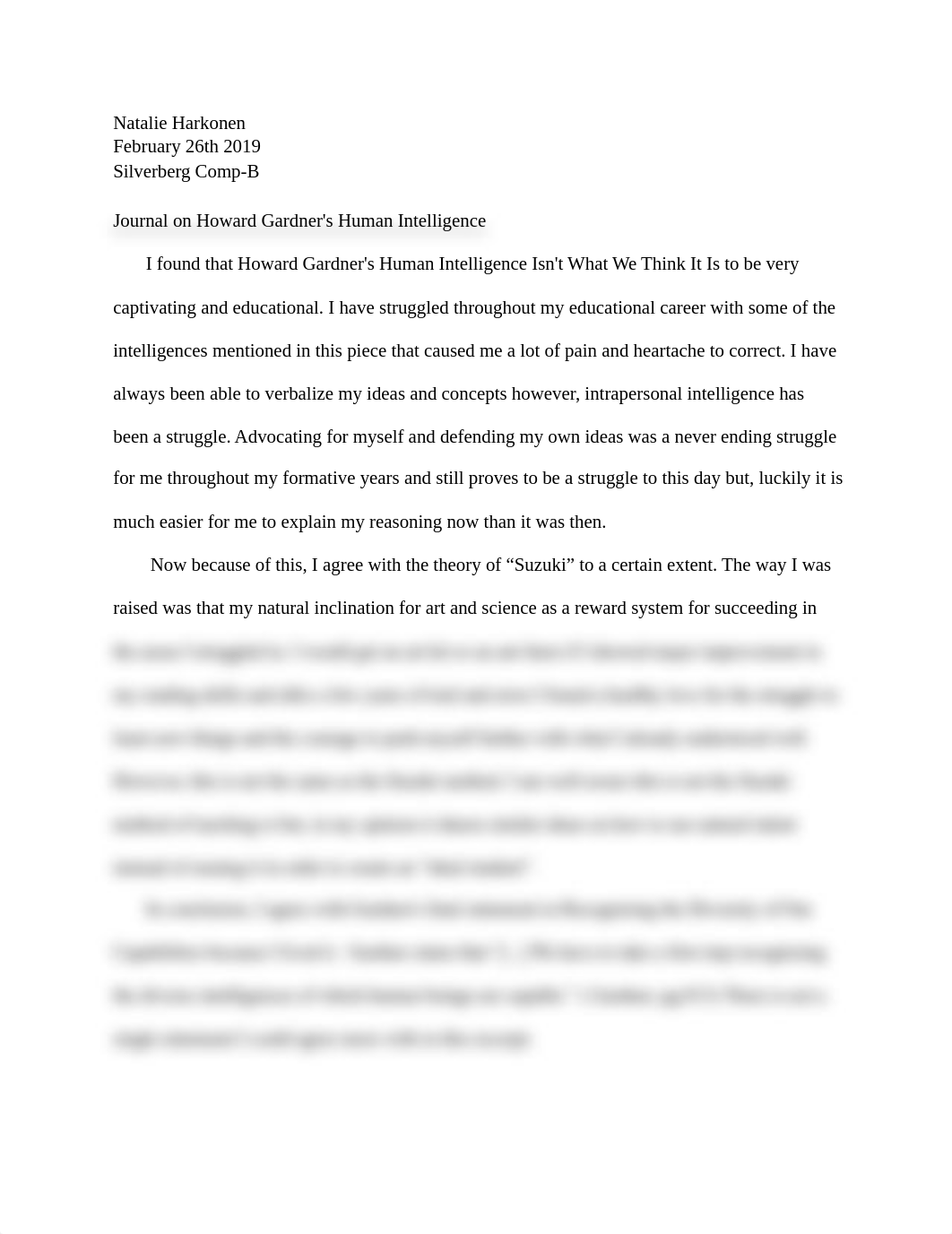 Journal on Howard Gardner's Human Intelligence_dt7xsdavsk0_page1