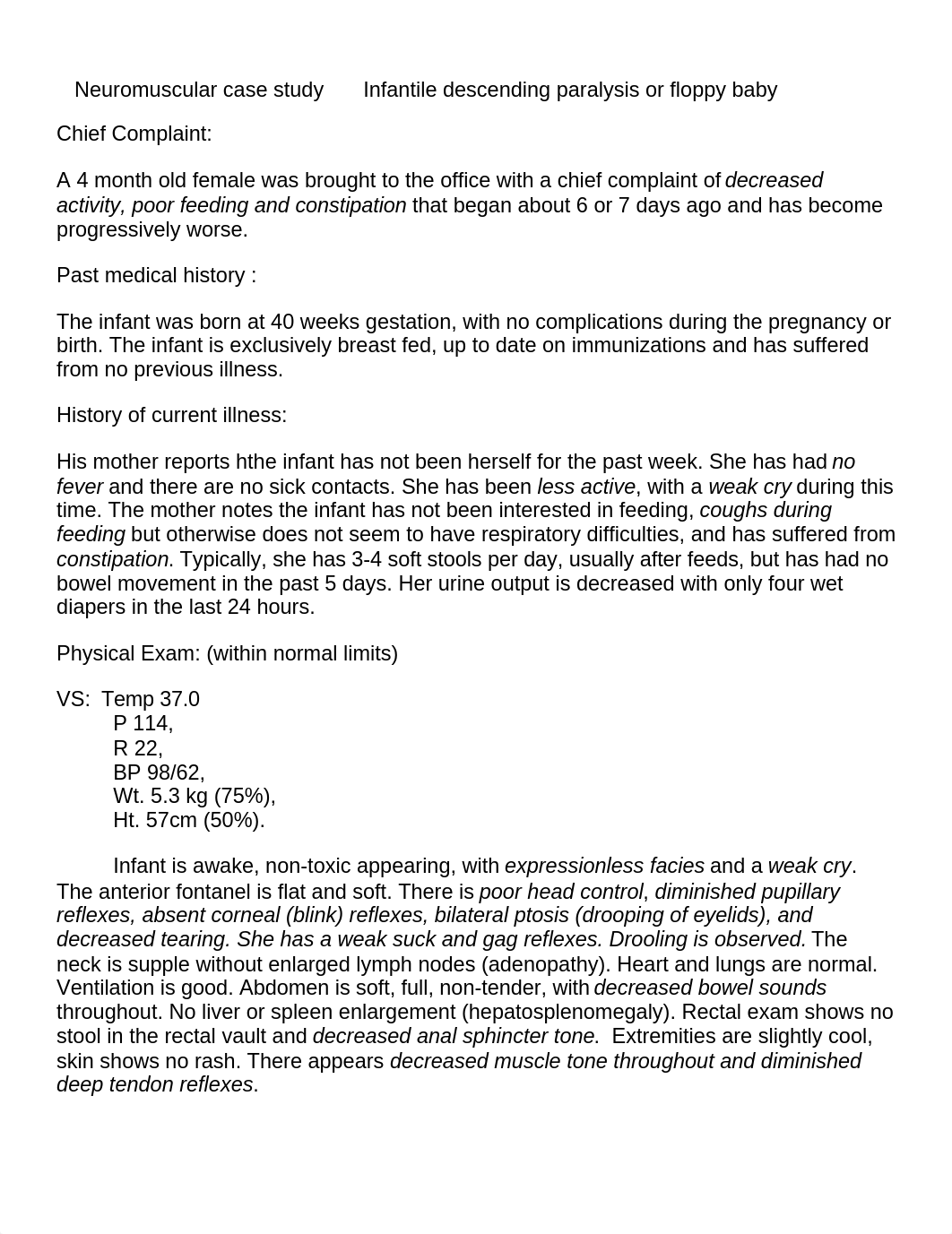 Neuromuscular case study       Infantile descending paralysis.docx_dt87zgudu0a_page1