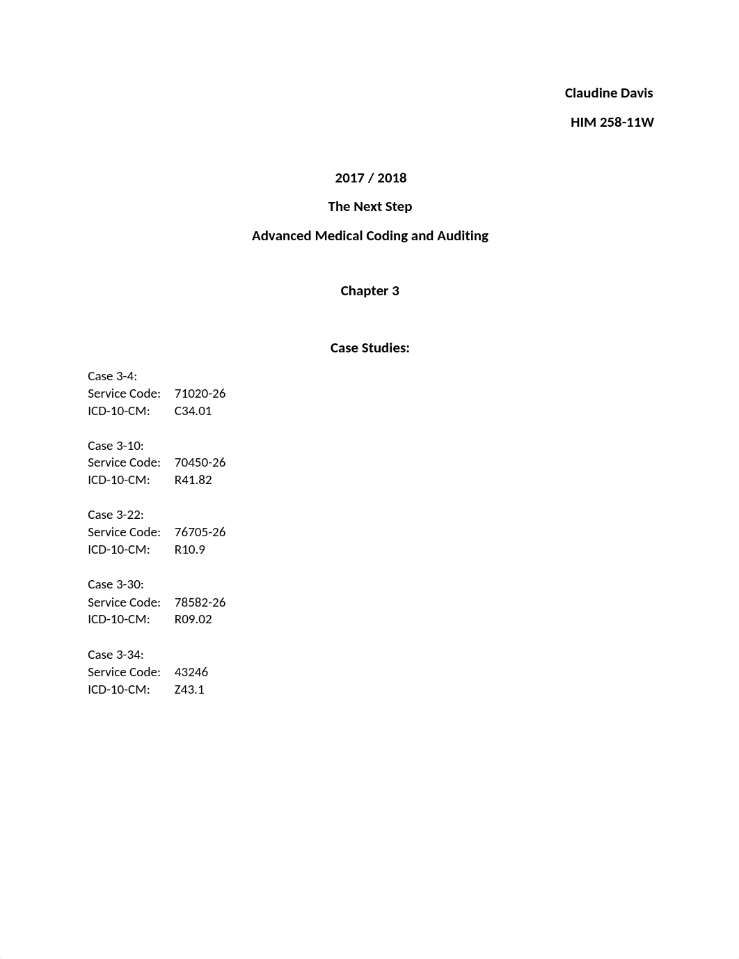 HIM - 258 Advance Medical Coding Chapter 3.docx_dt8k2yjg9ke_page1