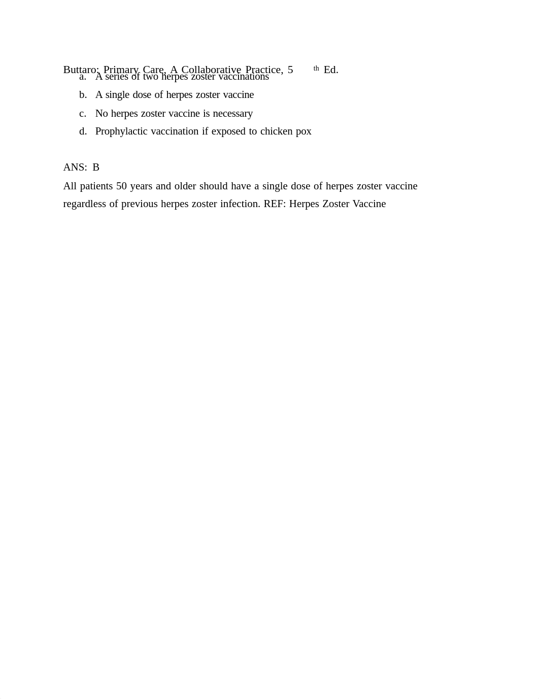 TEST BANK for Primary Care - A Collaborative Practice, 5th Edition_Terry Buttaro-24.pdf_dt8u77677ts_page1