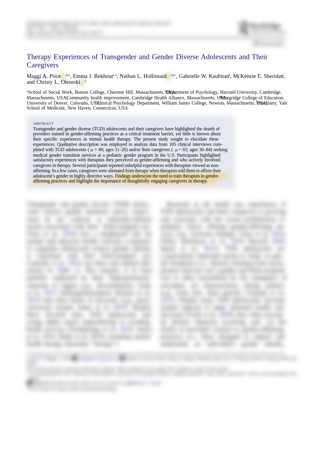 614_3Therapy Experiences of Transgender and Gender Diverse Adolescents and Their Caregivers MFT614.p_dt92o7sdfdt_page2