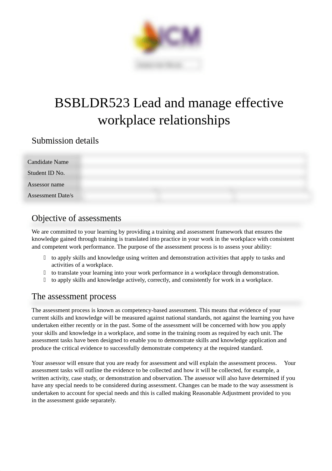 BSBLDR523 Assessment Manual ICM lead and manage workplace relationship.docx_dt92uuoe92j_page1