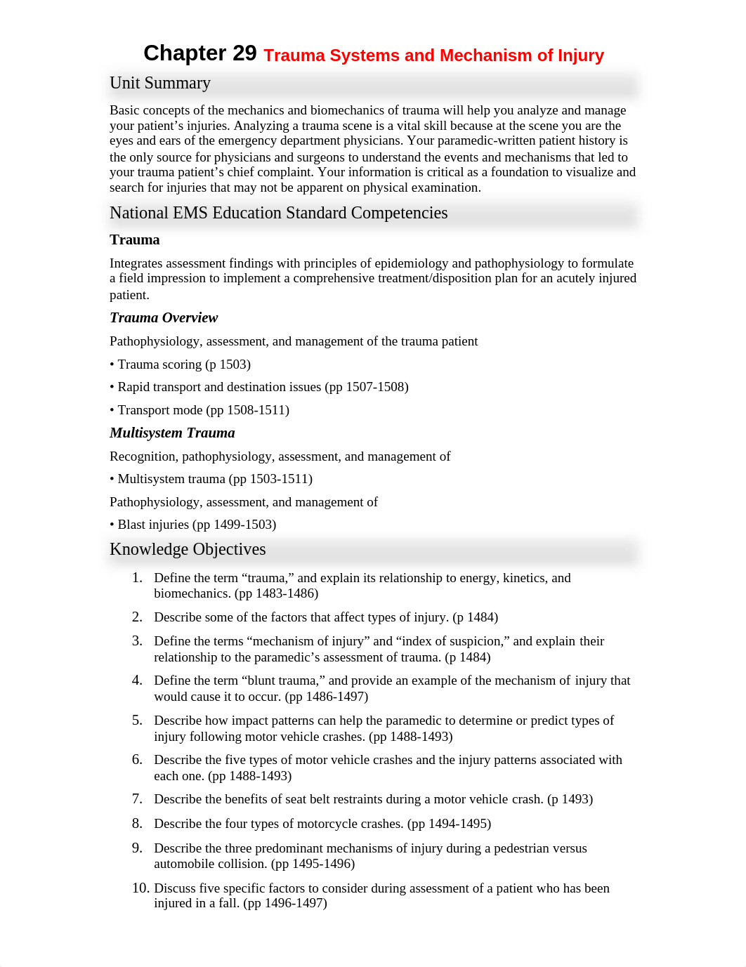 Ch29 Trauma Systems and Mechanism of Injury.docx_dt97hhzzbut_page1